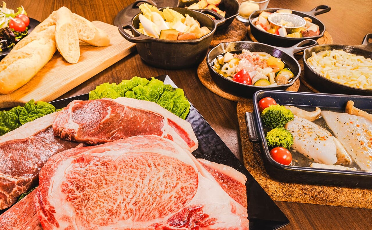 BBQのお食事